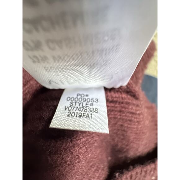 VINCE WOOL CASHMERE RIB COLORBLOCK WOMEN SWEATER Women’s SIZE XS - Picture 9 of 9